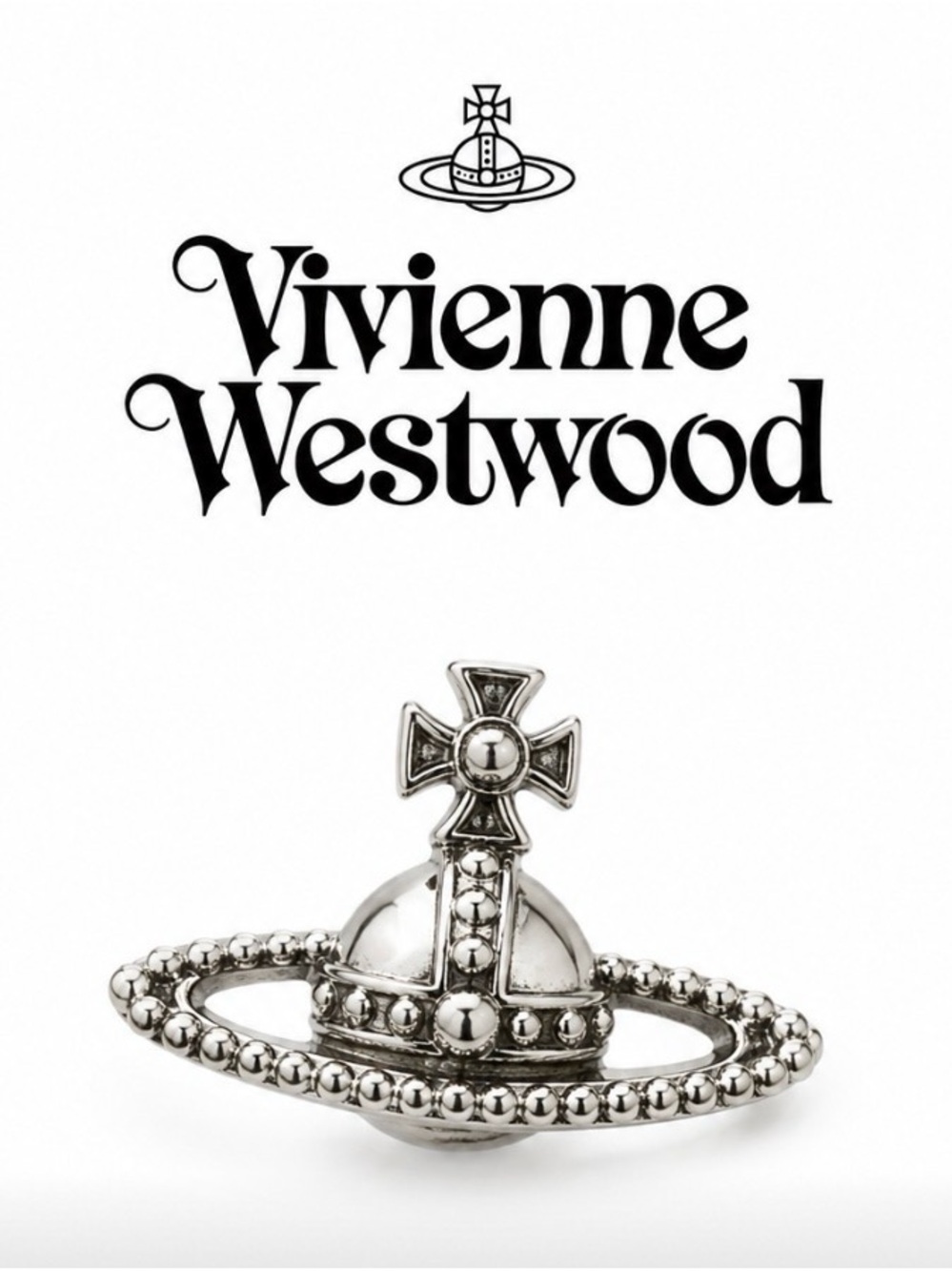 Vivienne Westwood Silver Orb Single Stud